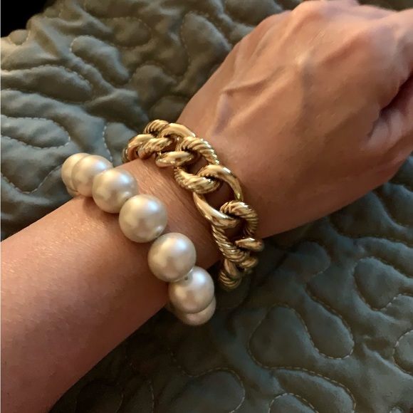 David Yurman 18K YG Jumbo Large Cable Curb Oval Link Bracelet 57 Grams!! Heavy - Picture 3 of 16